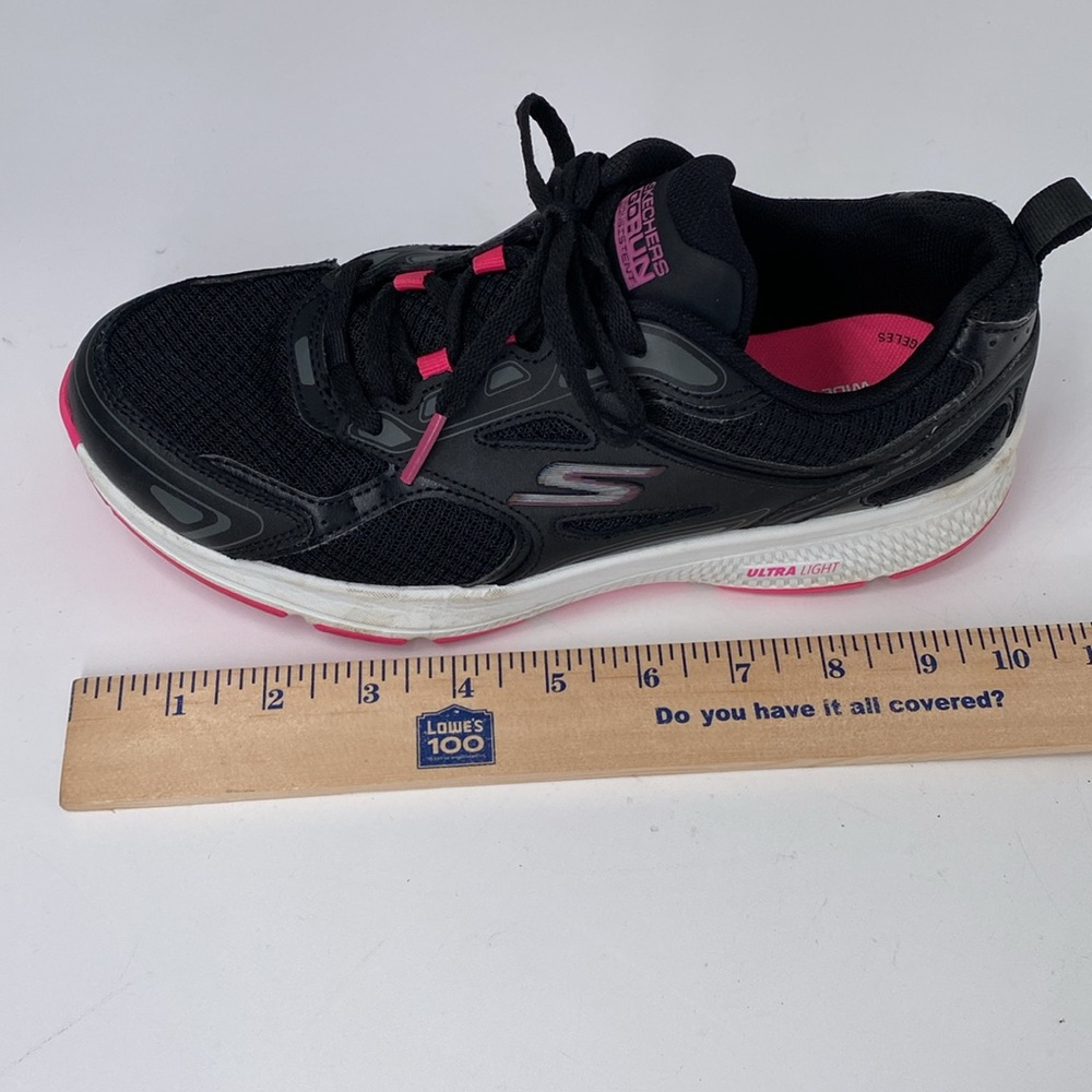 Skechers Womens GoRun Consistent BLK/Pink 128075 Running Shoes Sneakers Size 8 - Picture 12 of 14
